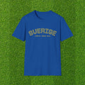 T-Shirt — HJÄRTAT SÄGER GULD — SWE VM 2026 Blue & Yellow Soccer Tee